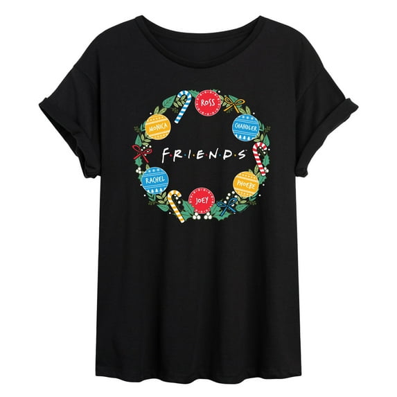 Friends - Wreath - Women's Oversized T-Shirt