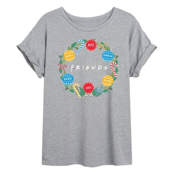 Friends - Wreath - Women's Oversized T-Shirt