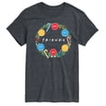 thumbnail image 1 of Friends - Wreath - Men's Short Sleeve Graphic T-Shirt, 1 of 5