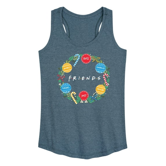 Friends - Wreath - Women's Racerback Tank Top