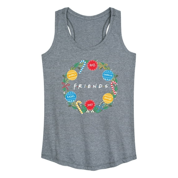 Friends - Wreath - Women's Racerback Tank Top