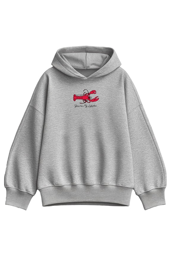 - You're My Lobster - Women's Oversized Fleece Hoodie Sweatshirt