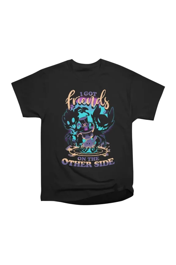 Friends on the Other Side Cute Creepy Voodoo T-Shirt Tee Gift For Him Merch For Her Appare