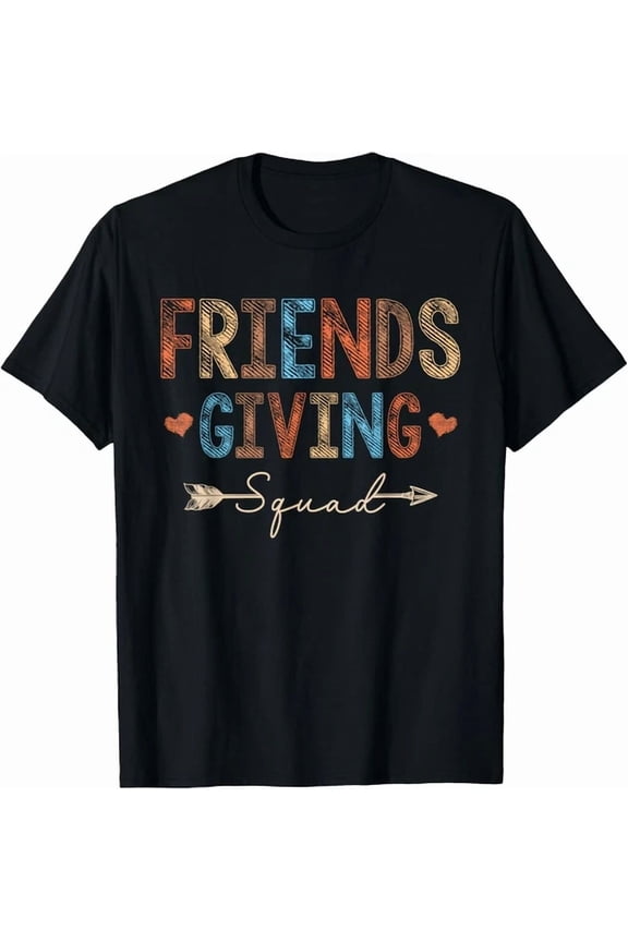 Friendsgiving Squad Thanksgiving Group Matching T-Shirt