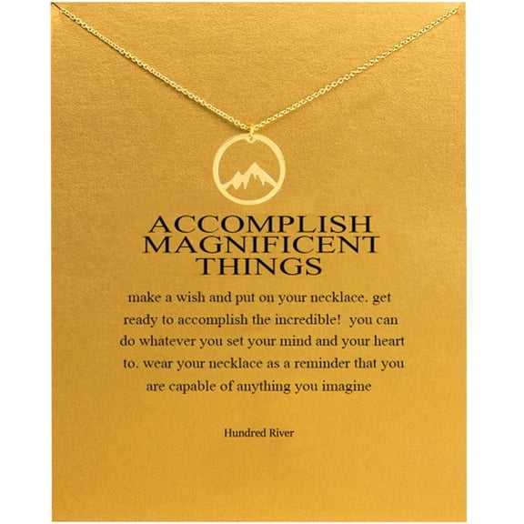 Friendship Anchor Compass Necklace Good Luck Elephant Pendant Chain Necklace With Message Card Gift Card[o1638]