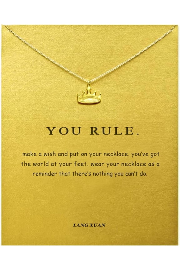 Friendship Anchor Compass Necklace Good Luck Elephant Pendant Chain Necklace With Message Card Gift Card[o2663]