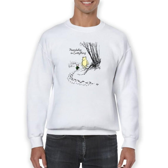 Friendship Bear Sweatshirt Men -Smartprints Designs, Male 4X-Large