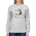 thumbnail image 1 of Friendship Bear Sweatshirt Women -Smartprints Designs, Female Small, 1 of 4