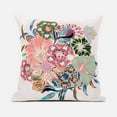 thumbnail image 1 of Friendship Bouquet Indoor/Outdoor Pillow with Removable Cover in Pink Green Blue Peach20x20, 1 of 5