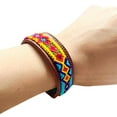 thumbnail image 1 of Friendship Bracelet Leather Macrame Handmade Mayan Chiapas Mexican Hippie Boho New, 1 of 1