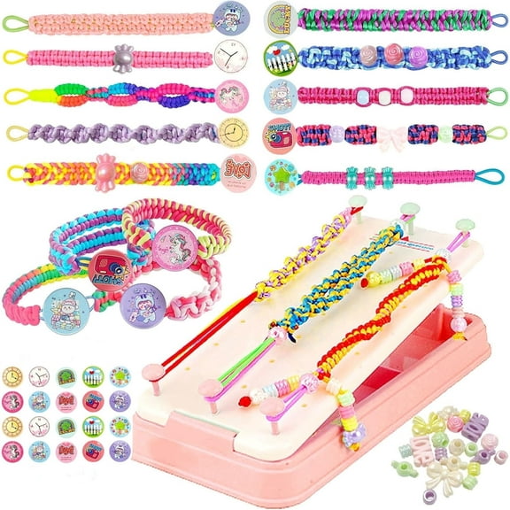 Friendship Bracelet Making Kit for Girls, Beautysureup Arts and Crafts for Kids Ages 8-12, Girls Toys Gifts Age 6-8, Bracelets String Maker Diy Set, Birthday Present for Teen
