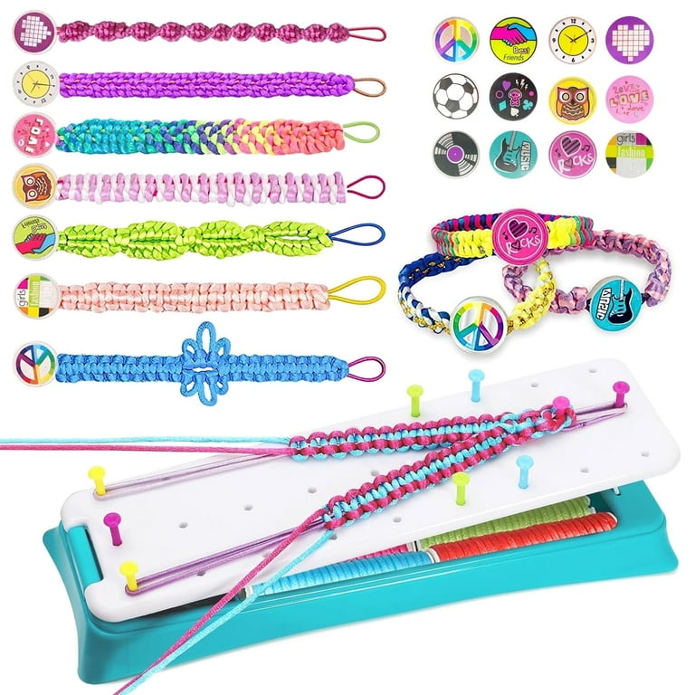 Syenll Friendship Bracelet Making Kit DIY Arts and Crafts Kit Toys Kids Travel Activity Set Christmas Gifts for Girls