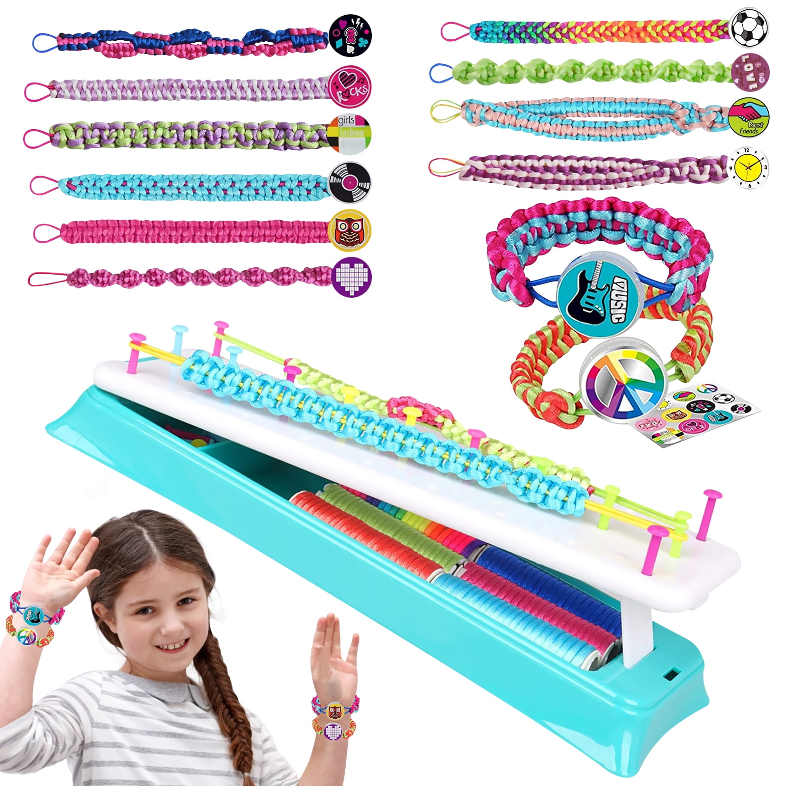 Friendship Bracelet Making Kit for Girls, Crafts for Girl Toys for 8-10  Years Old, String Bracelet Making Kit Favored Birthday Christmas Gifts for  Teen Girls Party Supply and Travel Activities –  –
