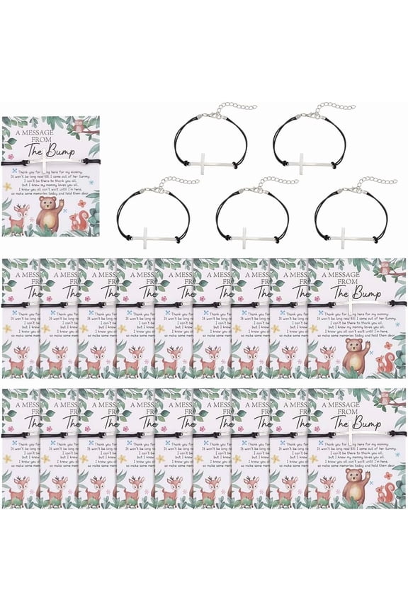 Friendship Bracelets with 20Pcs Make a Wish Card Wish Bracelet Back to School Christmas Jewelry Gifts Teamwork Bracelets Employee Appreciation Gifts for Women Colorful