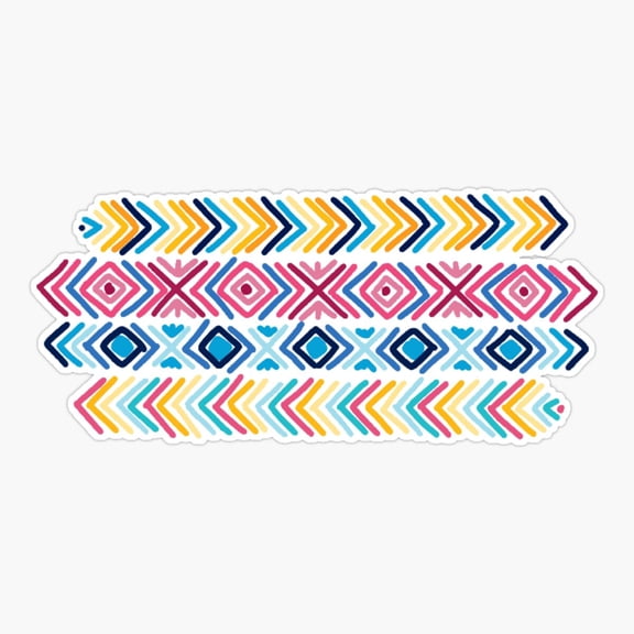 Friendship Bracelets Doodle Art Vinyl Decal Sticker