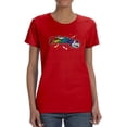 thumbnail image 1 of Friendship Day Colorful Text Shaped T-Shirt Women -Image by Shutterstock, Female Large, 1 of 4