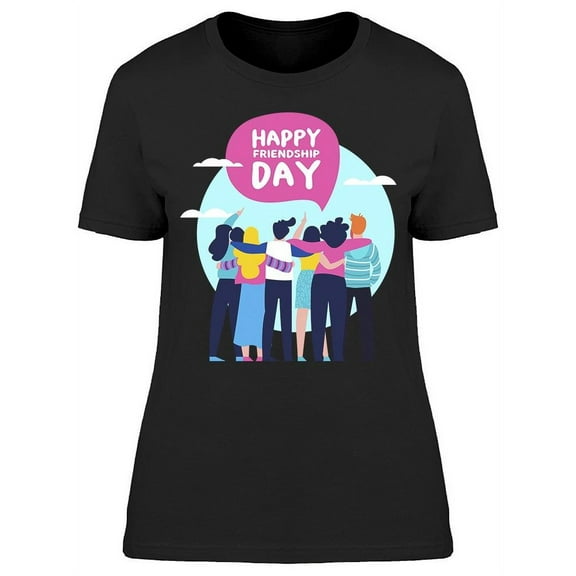 Friendship Day Diverse Group T-Shirt Women -Image by Shutterstock, Female Small