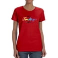 thumbnail image 1 of Friendship Day Rainbow Text Shaped T-Shirt Women -Image by Shutterstock, Female 3X-Large, 1 of 4