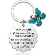 Friendship Gifts for Women Best Friend Keychain Long Distance Friendship Gifts for Women Bestie Keychain Going Away Gift for Coworkers Bestie Birthday Presents