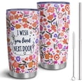 thumbnail image 1 of Friendship Gifts for Women Friends,Best Friend-I Wish You Lived Next Door-20oz Vacuum Insulated Coffee Mug,Boho Stainless Steel Tumbler with Lid and Straw,Bestie Long Distant Gifts, 1 of 6