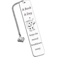 thumbnail image 1 of Friendship Gifts for Women Friends Sisters Sisters Gifts Metal Bookmarks Book Lovers Gifts Back to School Supplies First Day of School Gifts Book Tracing Bookmarks Valentine's Day Gifts, 1 of 6