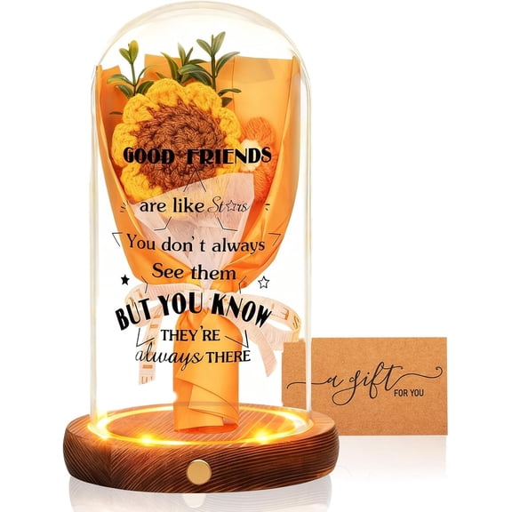 Friendship Gifts for Women-"Good Friends are Like Stars" Unique Best Friend Birthday Gifts for Women Friends Bestie BFF Coworker,Valentine Gift for Her,Friendship Jar Light Night Table Decor