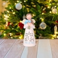 thumbnail image 1 of Friendship Gifts for Women, Gaqring Hand-Painted Resin Angel Figurine, Inspiring Friendship Decor with Bouquet for Sister Colleague Friend, 1 of 5