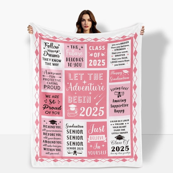 Friendship Graduation Gift Flannel Blanket For Encouragement And Dream Pursuit Soft Warm Comfortable