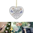 💕Friendship Heart Sympathy Gift Acrylic Hanging Ornament Heartfelt