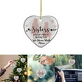 💕Friendship Heart Sympathy Gift Acrylic Ornament Heartfelt Sister’s