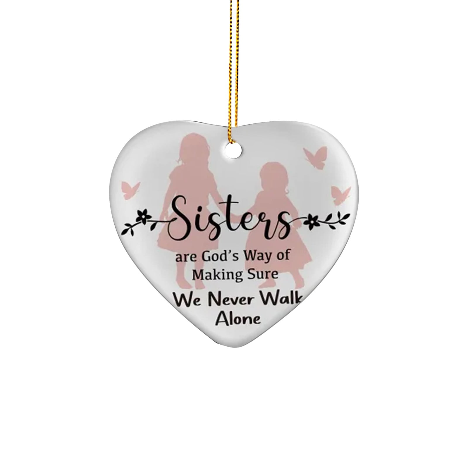 💕Friendship Heart Sympathy Gift Acrylic Ornament Heartfelt Sister’s