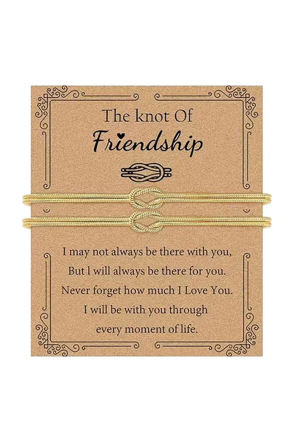 Friendship Infinity Bracelets Love Knot Matching Couples Pinky Promise Soulmate Jewelry