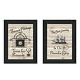 thumbnail image 1 of TrendyDecor4U Friendship Journey 2-Piece Vignette By Millwork Wall Art V422-405, 1 of 2