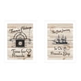 thumbnail image 1 of TrendyDecor4U Friendship Journey 2-Piece Vignette Wall Art V422-712W, 1 of 4