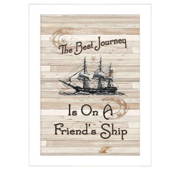 Friendship Journey by Millwork Engineering Printed Wall Art Wood Multi-Color