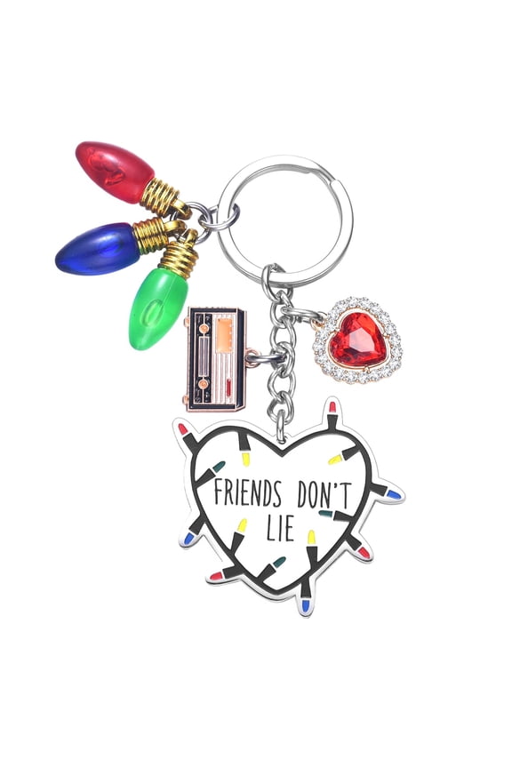 Friendship Keychain for Couples and Loved Ones, with Heart Design, Meaningful Keepsake, Gift Idea, Stainless Steel, Engravable