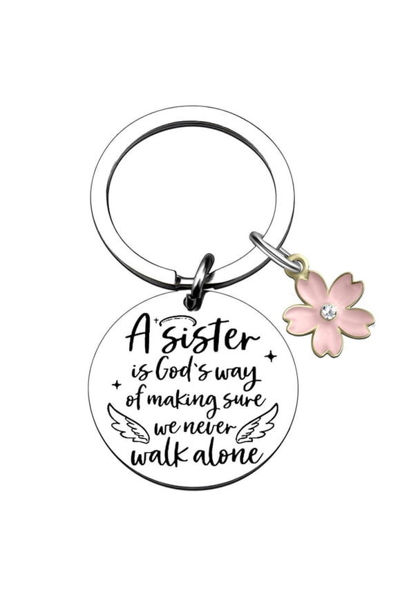 Friendship Keyring Rustproof Stainless Steel Key Chain Perfect Keepsakes Birthday Christmas Gift For Close Friend