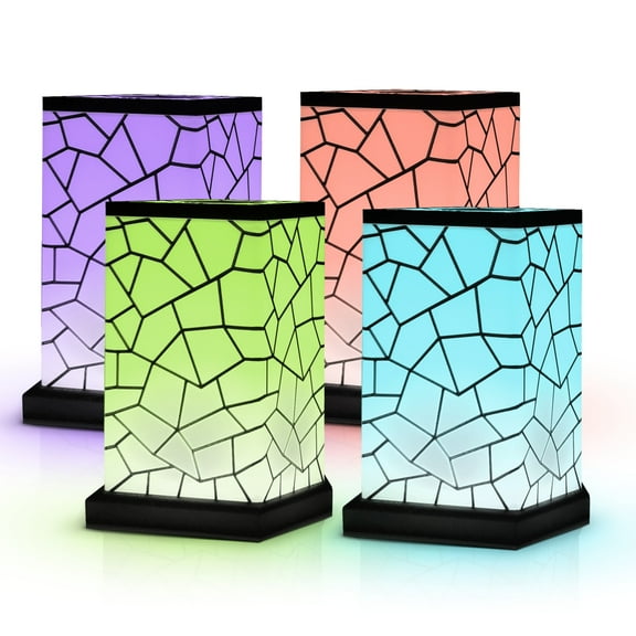 Friendship Lamp Classic Design - Best Friend Lamps Wi-Fi Touch Lamp LED Light for Long-Distance, Connection, Relationship, Friendship, Gift, Over 200 Colors, App Setup - Set Of 4