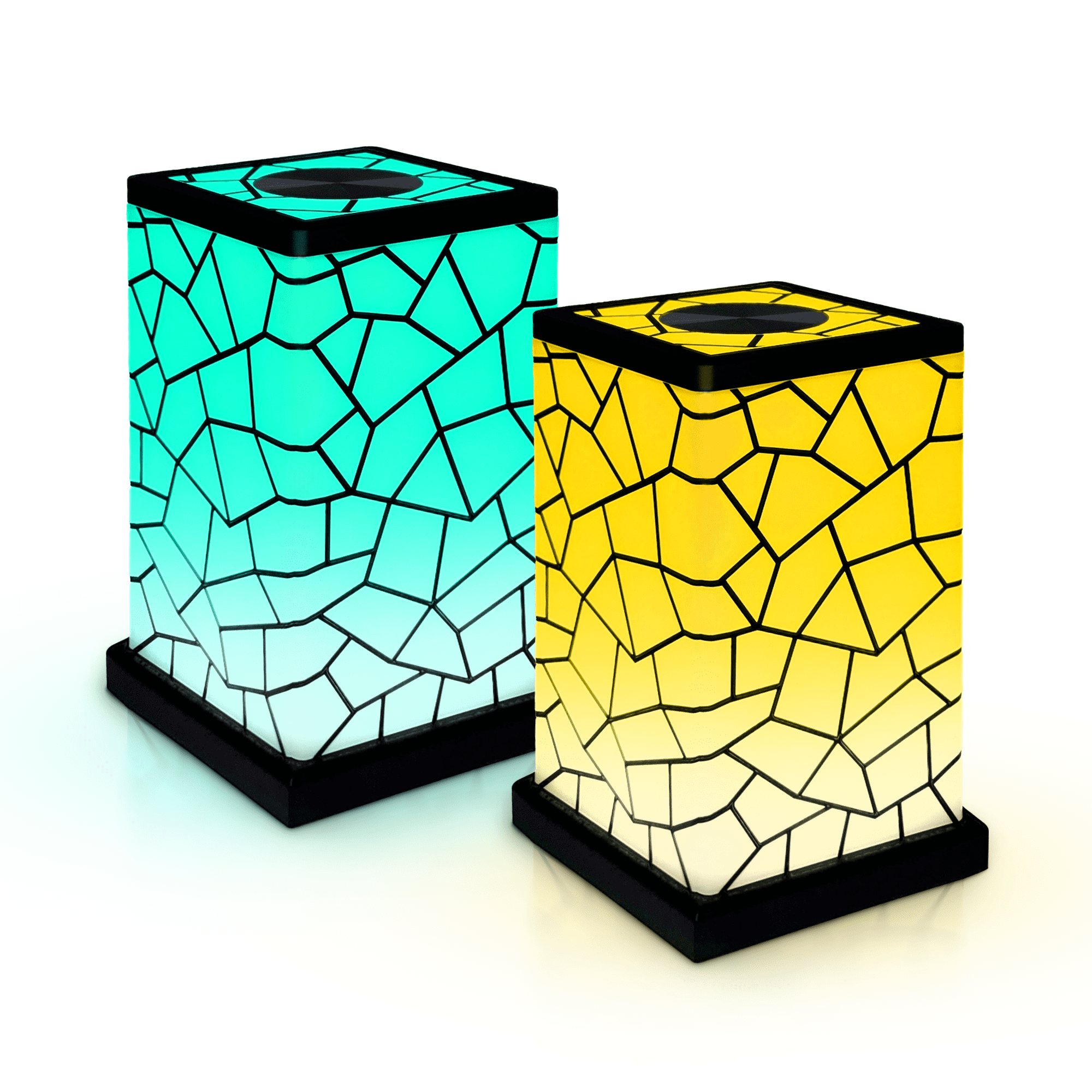 Friendship Lamp Classic Design - Best Friend Lamps Wi-Fi Touch Lamp LED Light for Long-Distance, Connection, Relationship, Friendship, Gift, Over 200 Colors, App Setup - Set Of 2