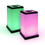 Friendship Lamp  Modern Design - Best Friend Lamps Wi-Fi Touch Lamp LED Light for Long-Distance, Connection, Relationship, Friendship, Gift, Over 200 Colors, App Setup - Set Of 2