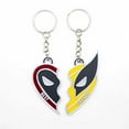 Friendship Necklace, Deadpool & Wolverine Inspired Best Friend Necklace for 2
