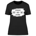 thumbnail image 1 of Friendship Needs No Words T-Shirt Women -Image by Shutterstock, Female Small, 1 of 2