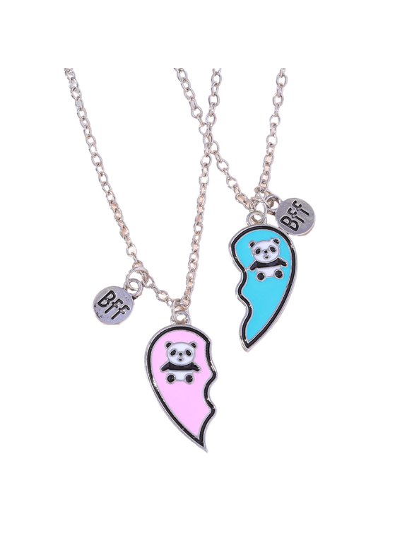 Friendship Pendant Jewelry Gift Friendship Avocado Heart Shape Clavicle Chain Necklaces for Bestie Lovely Jewelry