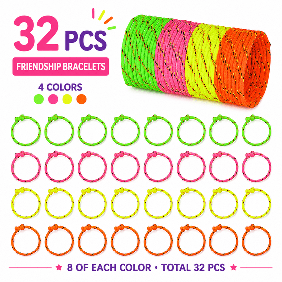 Friendship Rope Neon (32 Pack)