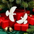 thumbnail image 1 of Friendship Turtle Doves Christmas Ornament,Xmas Tree Hanging Decor,Home Decoration For Family,Friends (2PCS,White), 1 of 9
