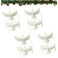 thumbnail image 1 of Friendship Turtle Doves Christmas Ornament,Xmas Tree Hanging Decor,Home Decoration For Family,Friends (8PCS,White), 1 of 8