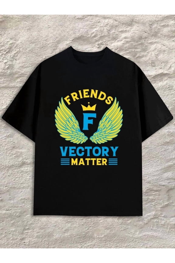 Friendship Wings men black All-season fitness top, stylish athletic look, durable activewear Vintage Unisex Shirt Graphic tshirts Basic Unisex Shirt Graphic Tee tshirts