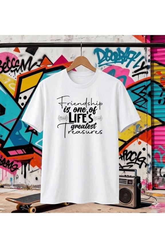 Friendship is One of Life's Greatest Treasures T-Shirt, for men & women, S-5XL