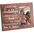 thumbnail image 1 of There are Friendships Imprinted Our Hearts Picture Frame 4x6 inch Long Distance Friendship Photo Frame Hanging/Tabletop Rustic Wooden Gifts Frame for Christmas Birthday Graduation DIY, 1 of 7