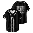 thumbnail image 1 of Frieren Anime Baseball Shirt Fashion Jersey Unisex Short Sleeve V Neck Summer Tops, 1 of 2